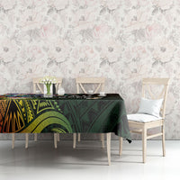 Hawaii Strong Tablecloth Polynesian Tribal Tropical Flowers LT05 - Polynesian Pride