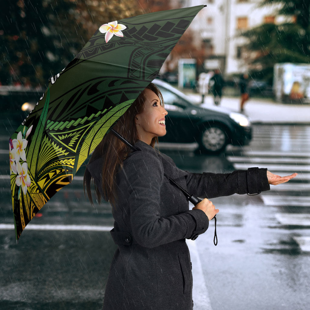 Hawaii Strong Umbrella Polynesian Tribal Tropical Flowers LT05 - Polynesian Pride