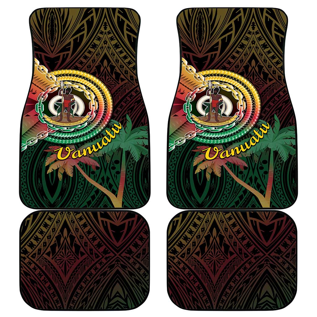Vanuatu Espiritu Santo Island Car Mats Beach Landscape LT05 - Polynesian Pride
