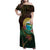 Vanuatu Espiritu Santo Island Family Matching Off Shoulder Maxi Dress and Hawaiian Shirt Beach Landscape