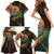 Vanuatu Espiritu Santo Island Family Matching Short Sleeve Bodycon Dress and Hawaiian Shirt Beach Landscape