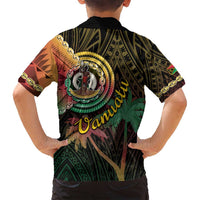 Vanuatu Espiritu Santo Island Family Matching Summer Maxi Dress and Hawaiian Shirt Beach Landscape