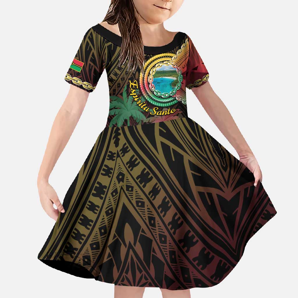 Vanuatu Espiritu Santo Island Family Matching Summer Maxi Dress and Hawaiian Shirt Beach Landscape