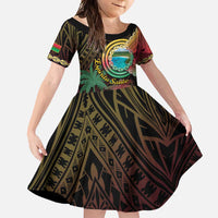 Vanuatu Espiritu Santo Island Family Matching Summer Maxi Dress and Hawaiian Shirt Beach Landscape