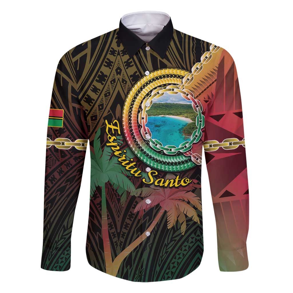 Vanuatu Espiritu Santo Island Family Matching Tank Maxi Dress and Hawaiian Shirt Beach Landscape