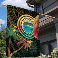 Vanuatu Espiritu Santo Island Garden Flag Beach Landscape LT05 - Polynesian Pride