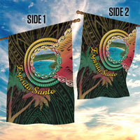 Vanuatu Espiritu Santo Island Garden Flag Beach Landscape LT05 - Polynesian Pride