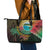 Vanuatu Espiritu Santo Island Leather Tote Bag Beach Landscape