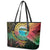 Vanuatu Espiritu Santo Island Leather Tote Bag Beach Landscape