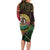 Vanuatu Espiritu Santo Island Long Sleeve Bodycon Dress Beach Landscape