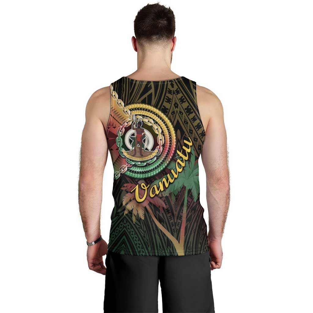 Vanuatu Espiritu Santo Island Men Tank Top Beach Landscape LT05 - Polynesian Pride