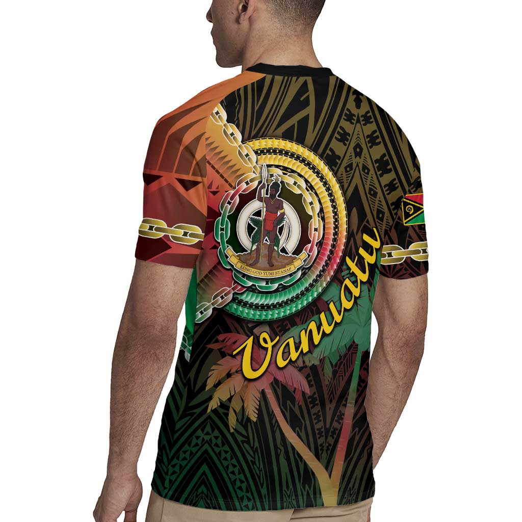 Vanuatu Espiritu Santo Island Rugby Jersey Beach Landscape LT05 - Polynesian Pride
