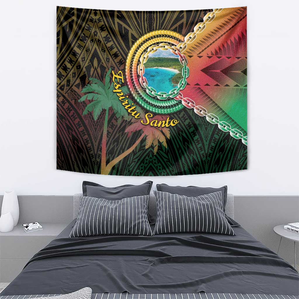 Vanuatu Espiritu Santo Island Tapestry Beach Landscape LT05 - Polynesian Pride