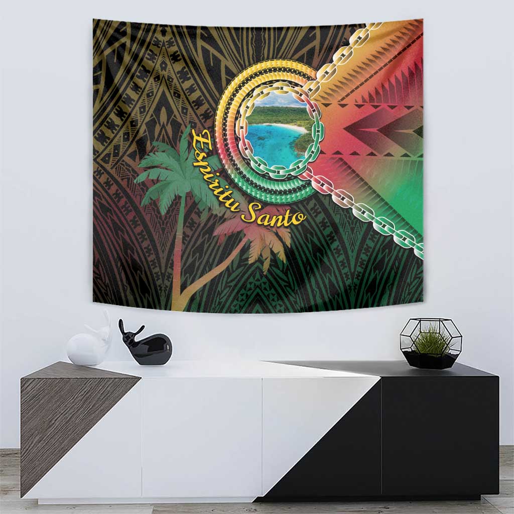 Vanuatu Espiritu Santo Island Tapestry Beach Landscape LT05 - Polynesian Pride