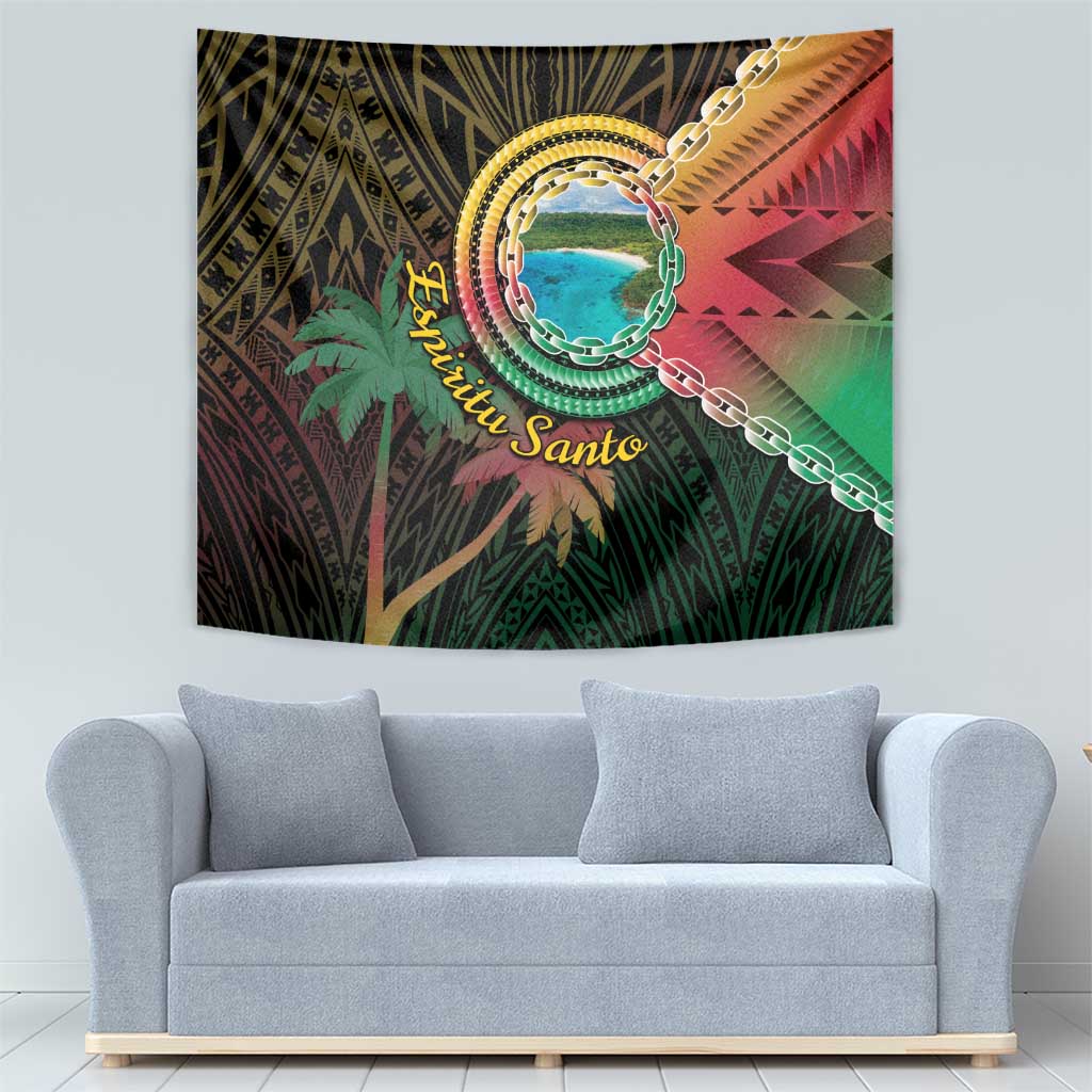 Vanuatu Espiritu Santo Island Tapestry Beach Landscape LT05 - Polynesian Pride