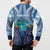 Personalised French Polynesia Bora Bora Button Sweatshirt Beach Landscape Polynesian Style