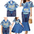 Personalised French Polynesia Bora Bora Family Matching Mermaid Dress and Hawaiian Shirt Beach Landscape Polynesian Style