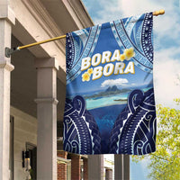 French Polynesia Bora Bora Garden Flag Beach Landscape Polynesian Style LT05 House Flag Blue - Polynesian Pride