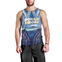 Personalised French Polynesia Bora Bora Men Tank Top Beach Landscape Polynesian Style LT05 - Polynesian Pride