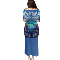 Personalised French Polynesia Bora Bora Puletasi Beach Landscape Polynesian Style LT05 - Polynesian Pride