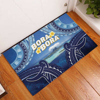French Polynesia Bora Bora Rubber Doormat Beach Landscape Polynesian Style LT05 - Polynesian Pride