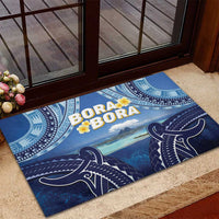 French Polynesia Bora Bora Rubber Doormat Beach Landscape Polynesian Style LT05 - Polynesian Pride