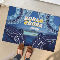 French Polynesia Bora Bora Rubber Doormat Beach Landscape Polynesian Style LT05 - Polynesian Pride