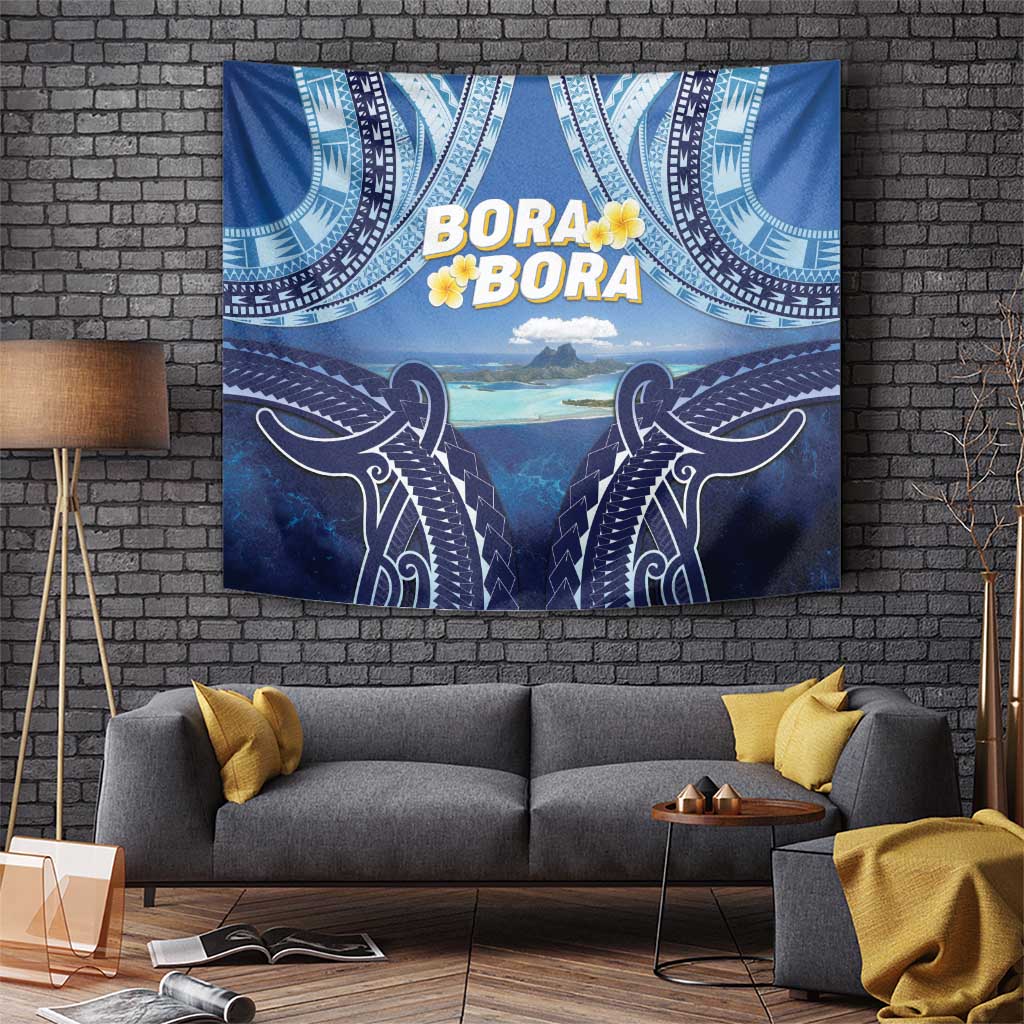 French Polynesia Bora Bora Tapestry Beach Landscape Polynesian Style