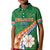 Personalised Marshall Islands Kwajalein Atoll Kid Polo Shirt Polynesian Tribal Tattoo