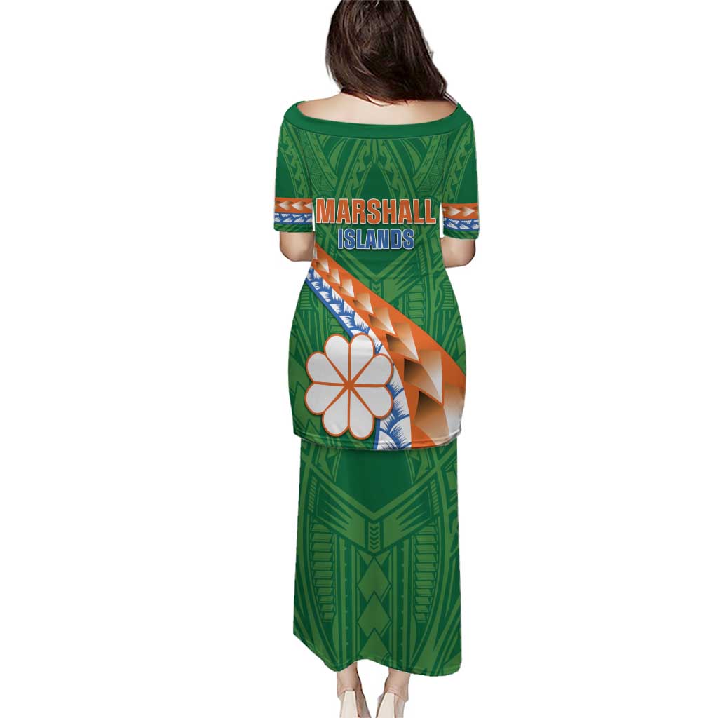 Personalised Marshall Islands Kwajalein Atoll Puletasi Polynesian Tribal Tattoo