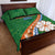 Marshall Islands Kwajalein Atoll Quilt Bed Set Polynesian Tribal Tattoo