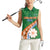 Personalised Marshall Islands Kwajalein Atoll Women Sleeveless Polo Shirt Polynesian Tribal Tattoo