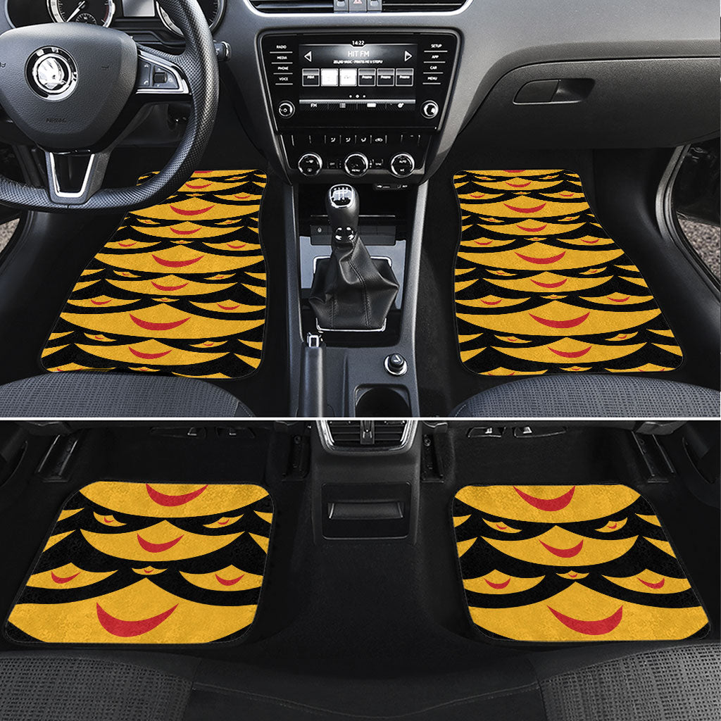 Hawaii Ahu Ula Inspired Car Mats Black Version