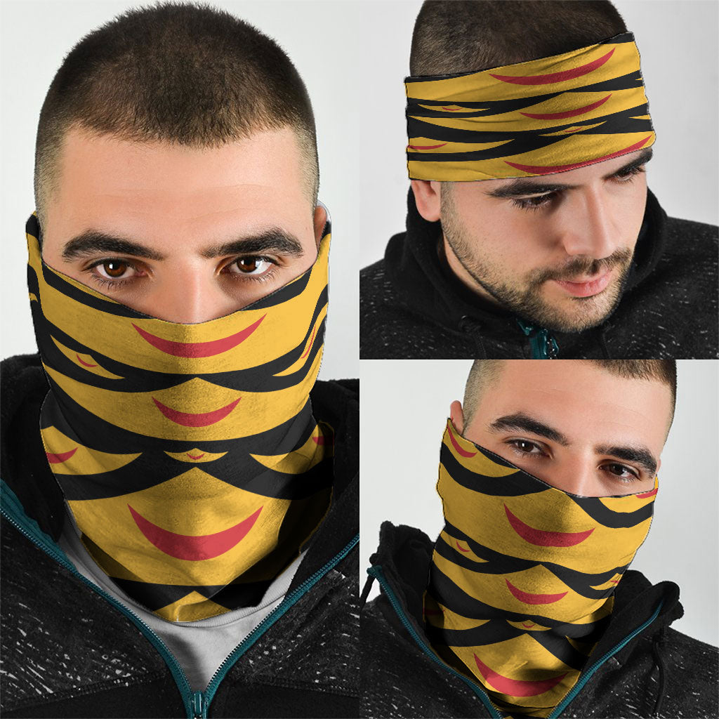 Hawaii Ahu Ula Inspired Neck Gaiter Black Version LT05 - Polynesian Pride