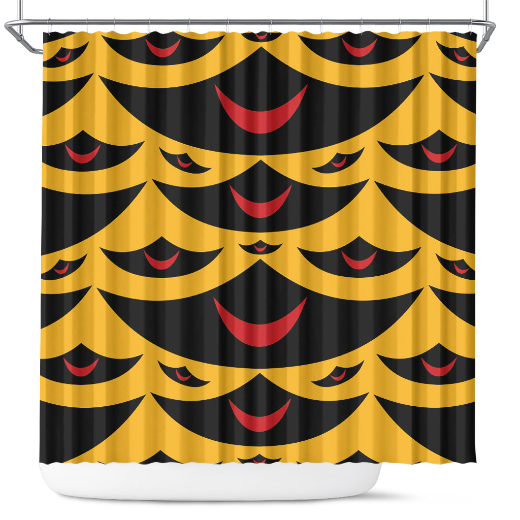 Hawaii Ahu Ula Inspired Shower Curtain Yellow Version LT05 Yellow - Polynesian Pride