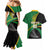 Custom New Zealand And South Africa Rugby Couples Matching Mermaid Dress and Hawaiian Shirt 2023 Springboks Combine All Black Silver Fern LT05 - Polynesian Pride