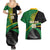 Custom New Zealand And South Africa Rugby Couples Matching Summer Maxi Dress and Hawaiian Shirt 2023 Springboks Combine All Black Silver Fern LT05 - Polynesian Pride