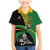 Custom New Zealand And South Africa Rugby Family Matching Mermaid Dress and Hawaiian Shirt 2023 Springboks Combine All Black Silver Fern LT05 Son's Shirt Green - Polynesian Pride