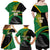 Custom New Zealand And South Africa Rugby Family Matching Off Shoulder Maxi Dress and Hawaiian Shirt 2023 Springboks Combine All Black Silver Fern LT05 - Polynesian Pride