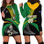 Custom New Zealand And South Africa Rugby Hoodie Dress 2023 Springboks Combine All Black Silver Fern LT05 - Polynesian Pride