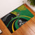 New Zealand And South Africa Rugby Rubber Doormat 2023 Springboks Combine All Black Silver Fern LT05 Green - Polynesian Pride