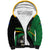 Custom New Zealand And South Africa Rugby Sherpa Hoodie 2023 Springboks Combine All Black Silver Fern LT05 Unisex Green - Polynesian Pride