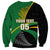 Custom New Zealand And South Africa Rugby Sweatshirt 2023 Springboks Combine All Black Silver Fern LT05 - Polynesian Pride