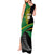 Custom New Zealand And South Africa Rugby Tank Maxi Dress 2023 Springboks Combine All Black Silver Fern LT05 - Polynesian Pride