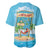 Aloha Hawaii Baseball Jersey Funny Macaw Parrot Tropical Vibe