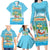 Aloha Hawaii Family Matching Long Sleeve Bodycon Dress and Hawaiian Shirt Funny Macaw Parrot Tropical Vibe