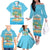 Aloha Hawaii Family Matching Off The Shoulder Long Sleeve Dress and Hawaiian Shirt Funny Macaw Parrot Tropical Vibe