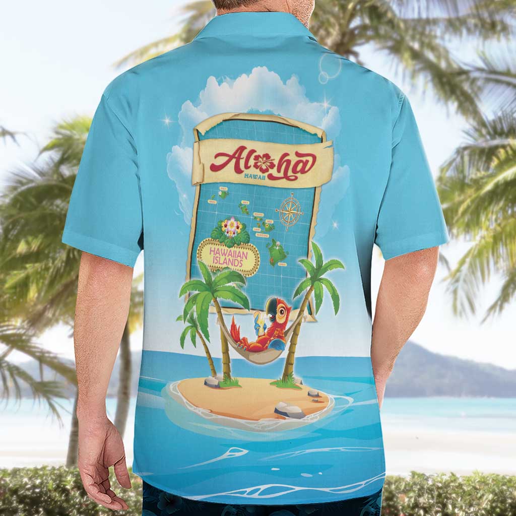 Aloha Hawaii Hawaiian Shirt Funny Macaw Parrot Tropical Vibe LT05 - Polynesian Pride