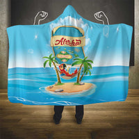 Aloha Hawaii Hooded Blanket Funny Macaw Parrot Tropical Vibe LT05 - Polynesian Pride