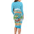 Aloha Hawaii Long Sleeve Bodycon Dress Funny Macaw Parrot Tropical Vibe